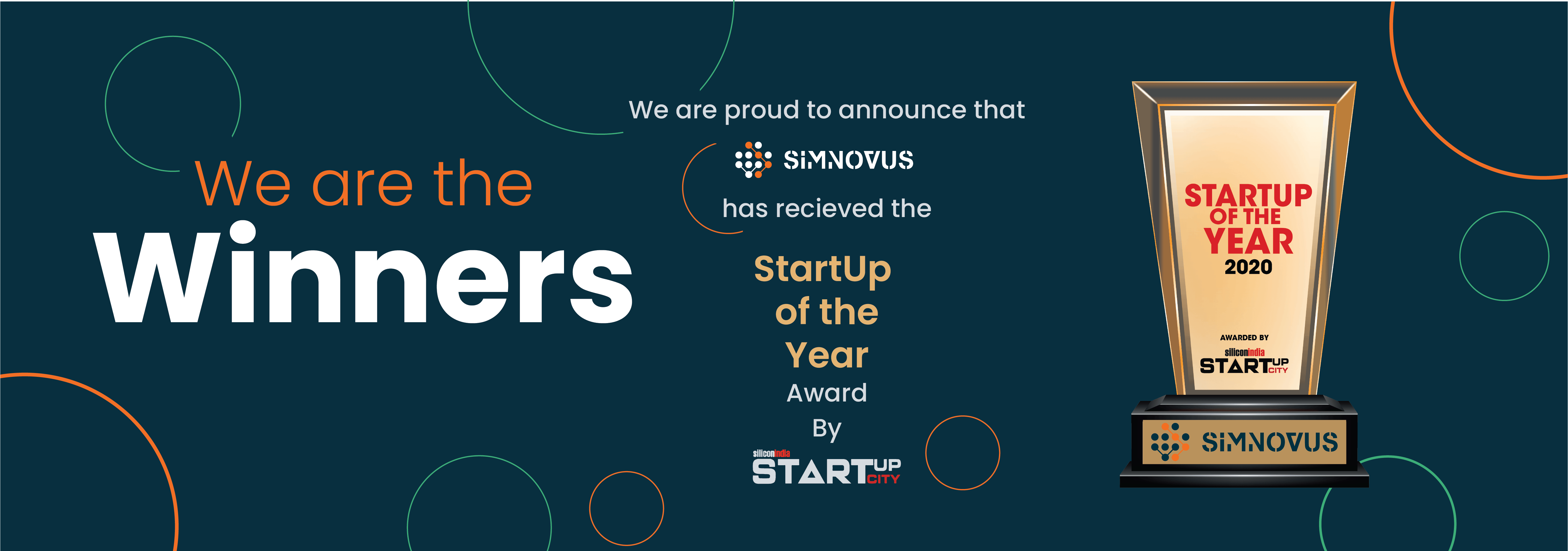 Simnovus Wins Startup Award